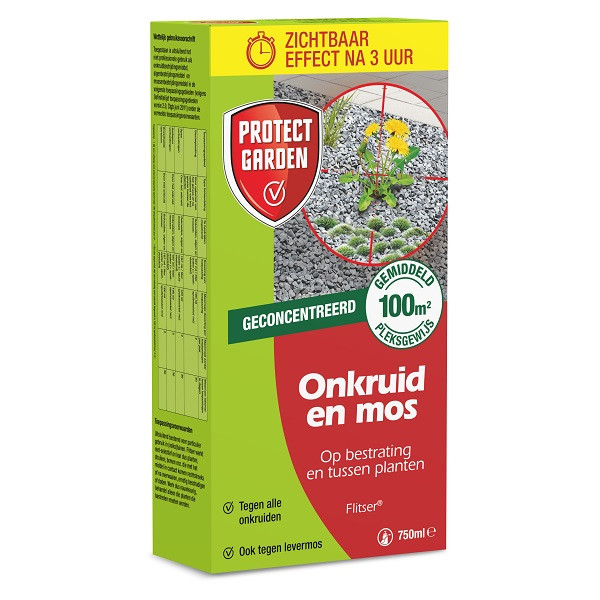 Onkruidverdelger en mos verwijderaar Flitser Protect Garden 100